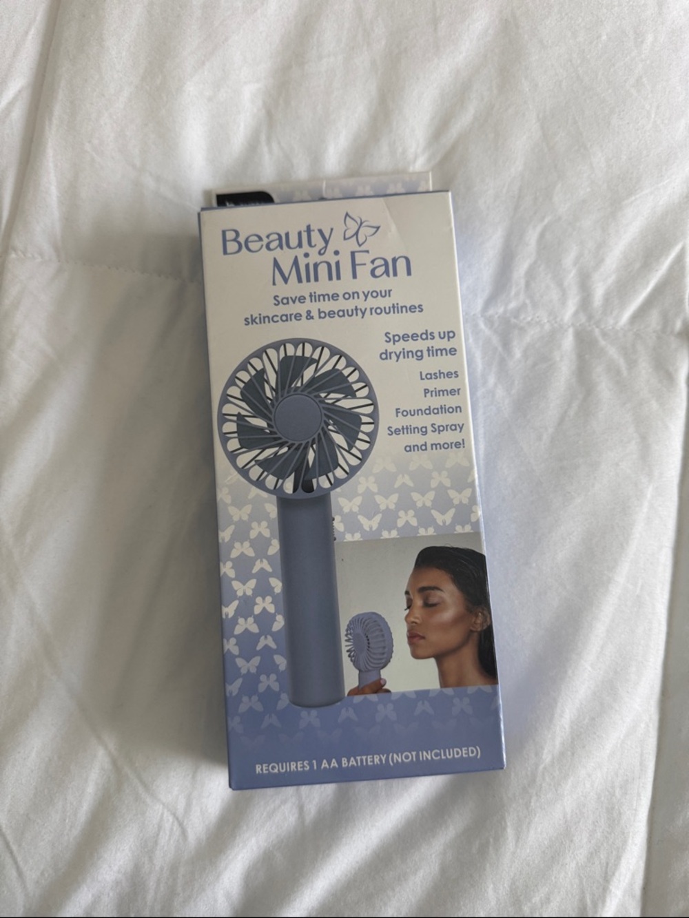 Beauty Mini Fan - Light Blue